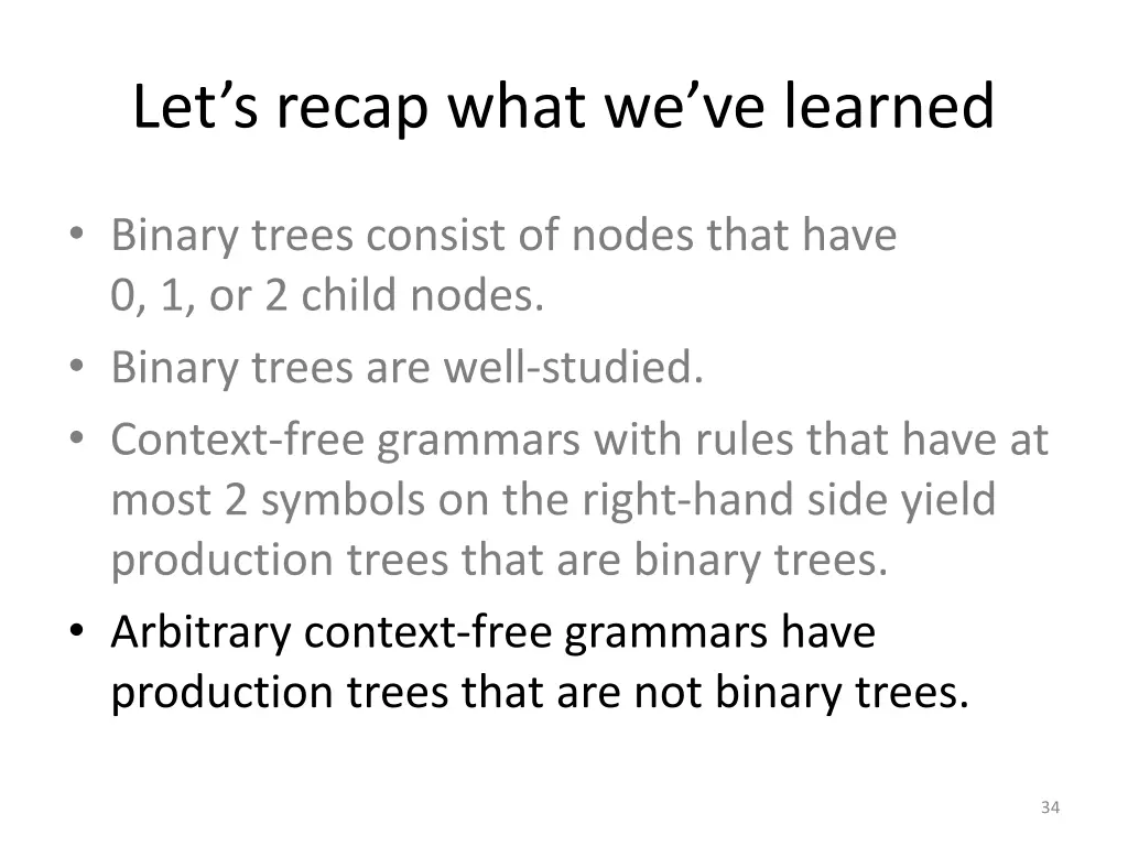 let s recap what we ve learned 3