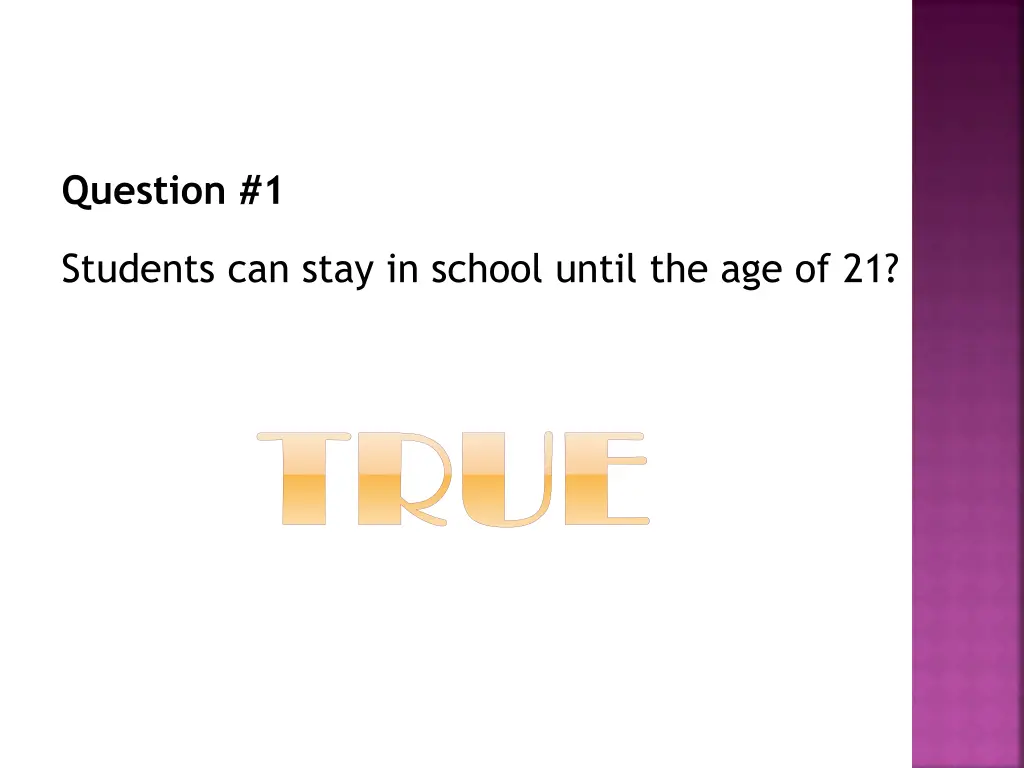 question 1