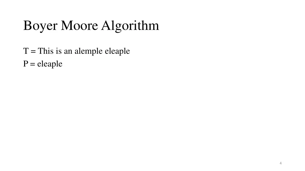 boyer moore algorithm