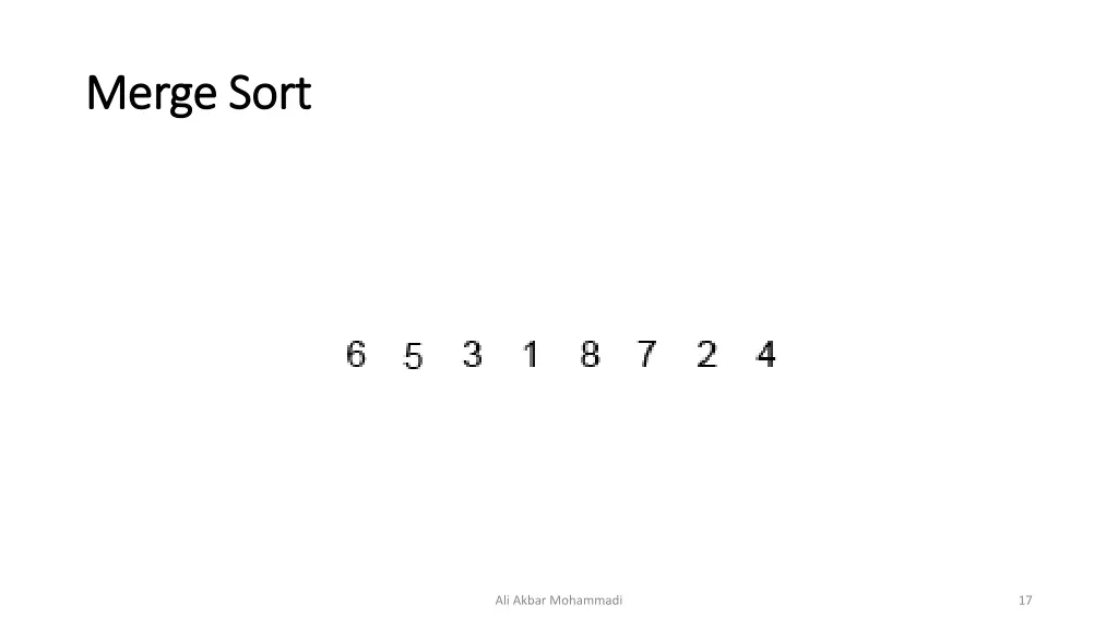 merge sort merge sort 1