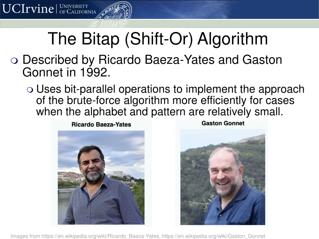 the bitap shift or algorithm described by ricardo