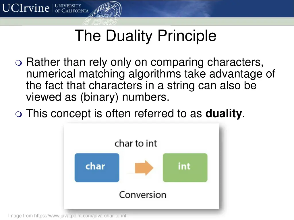 the duality principle