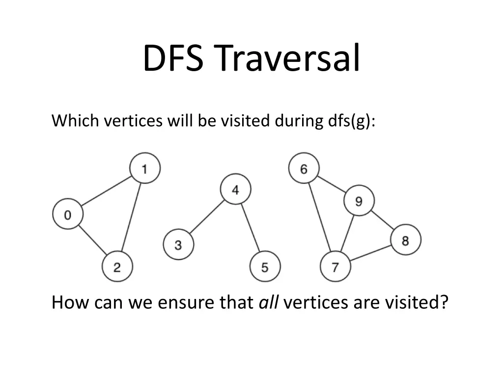dfs traversal