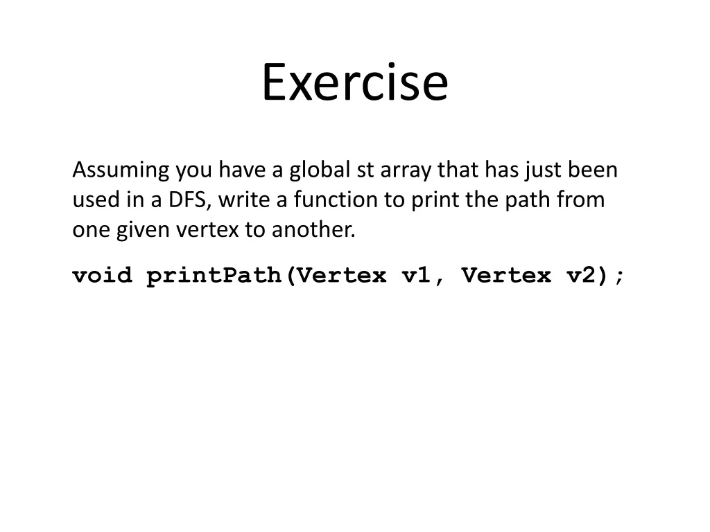 exercise 1