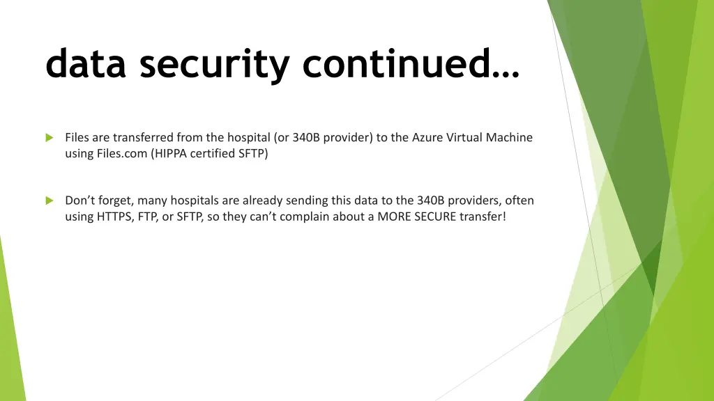 data security continued