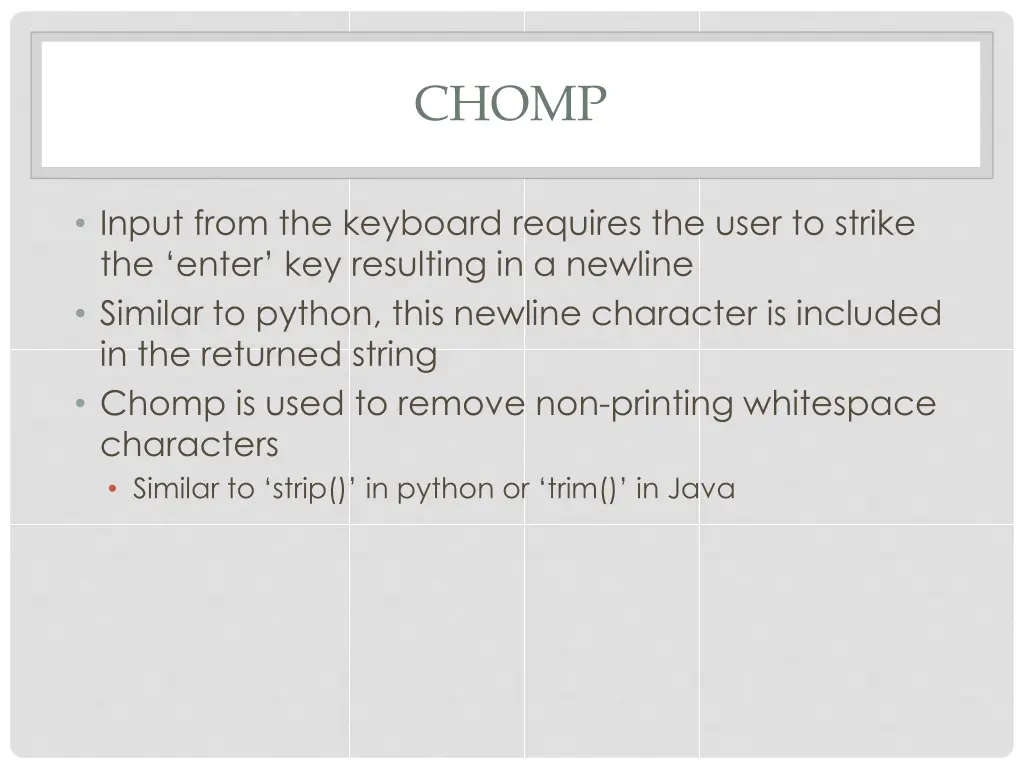chomp