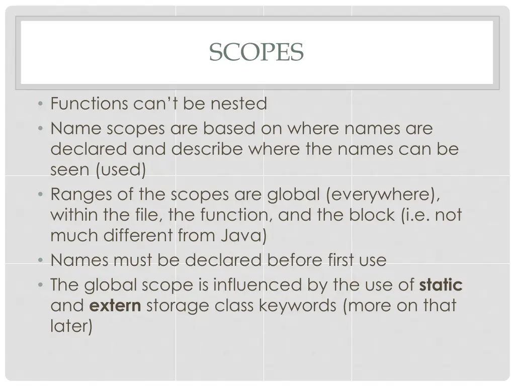 scopes