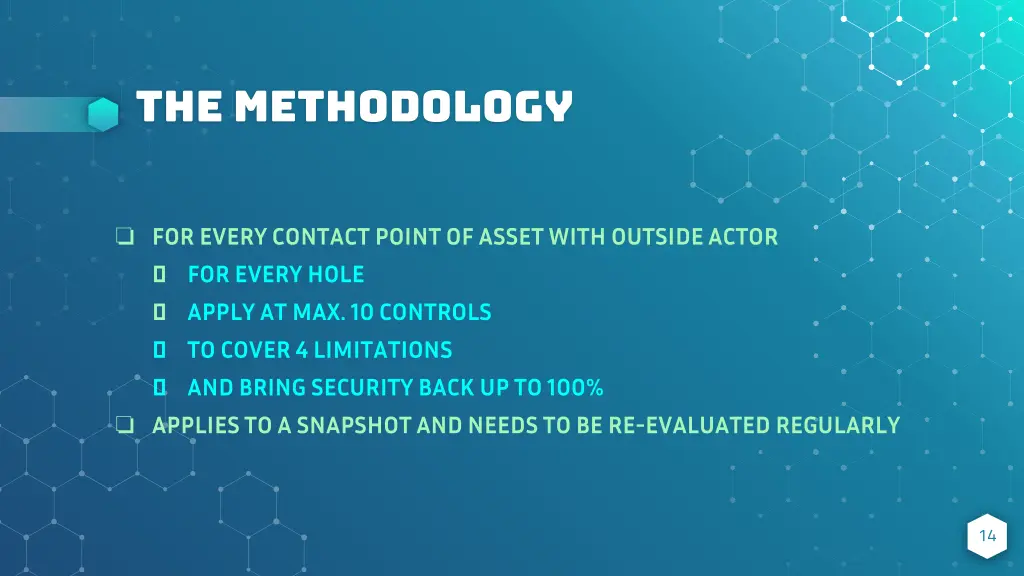 the methodology