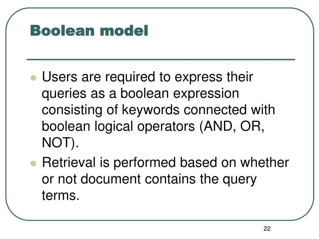 boolean model boolean model 1