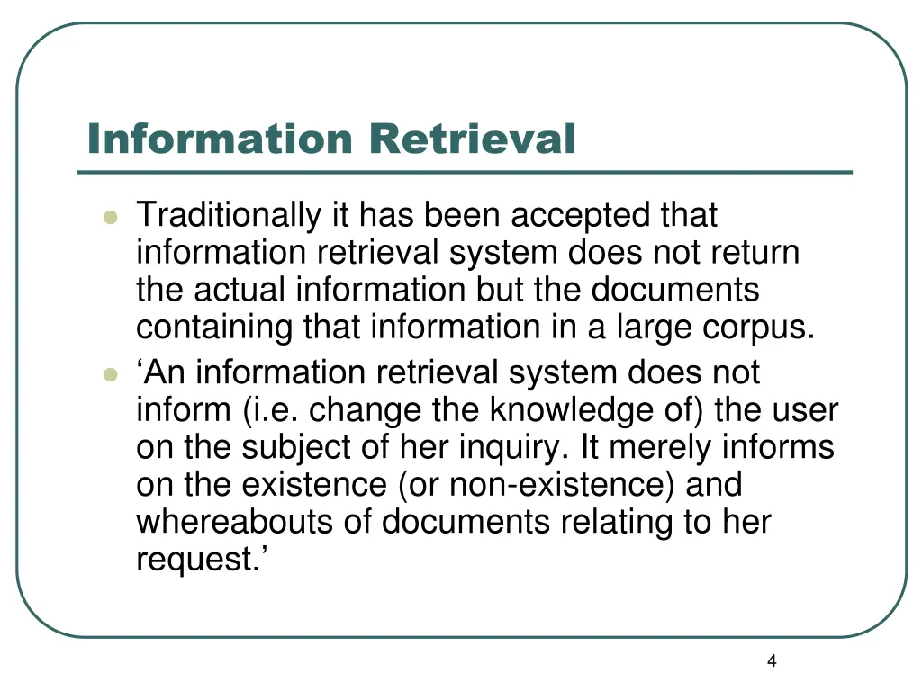 information retrieval 2