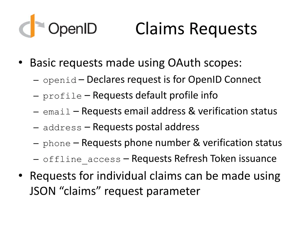 claims requests