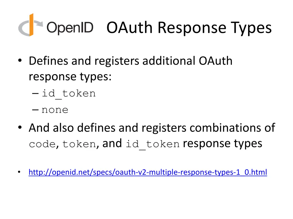 oauth response types