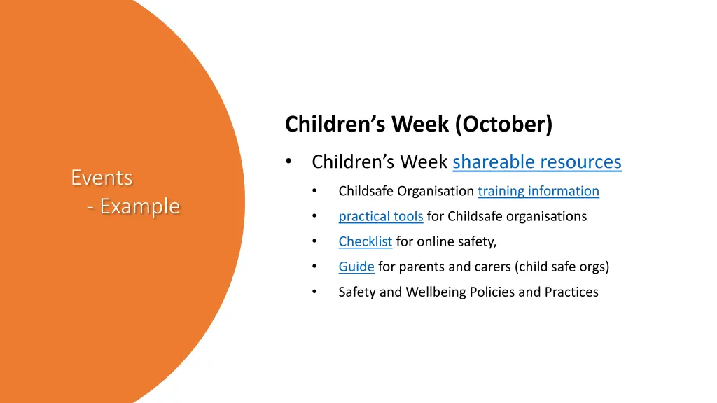children s week october