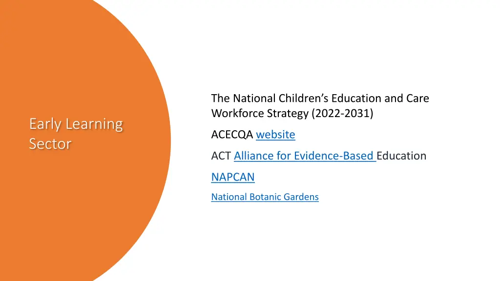the national children s education and care