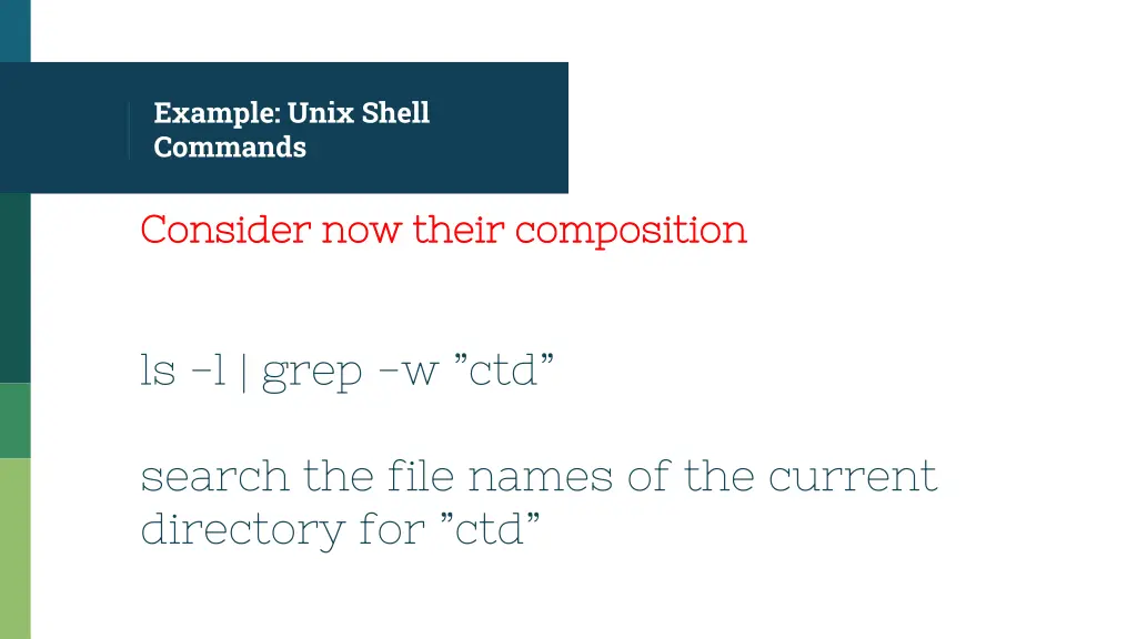 example unix shell commands 2