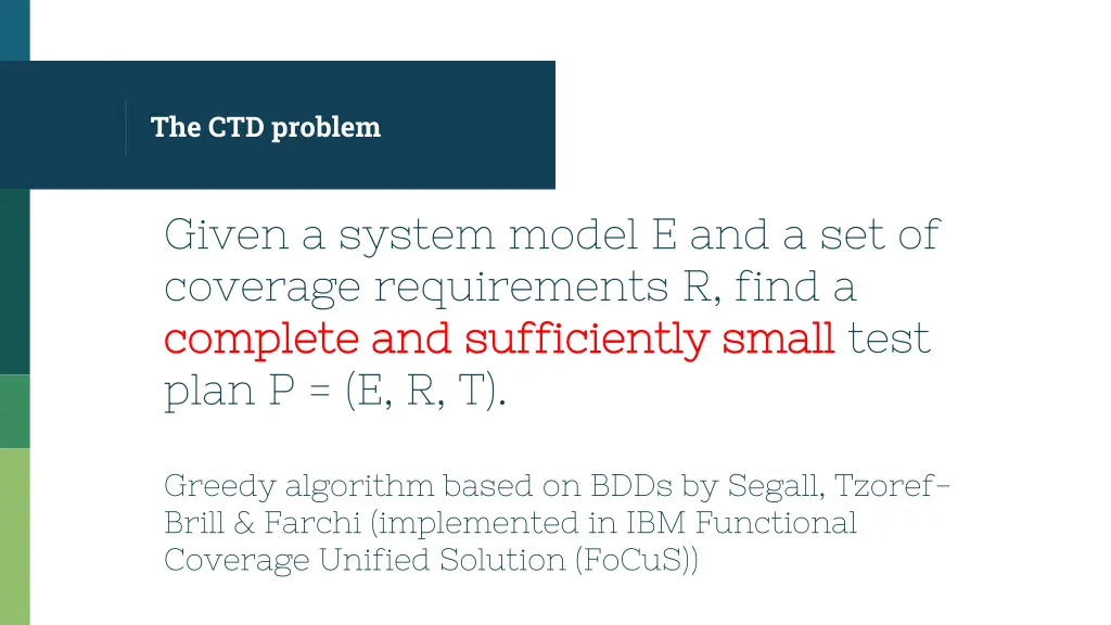 the ctd problem