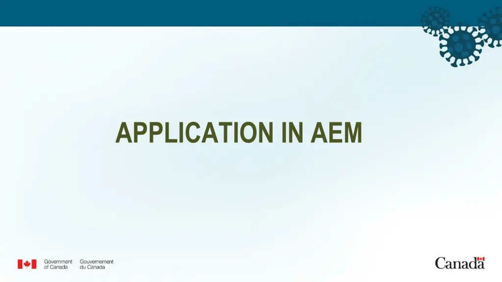 application in aem