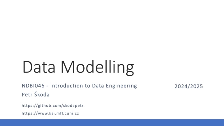 data modelling