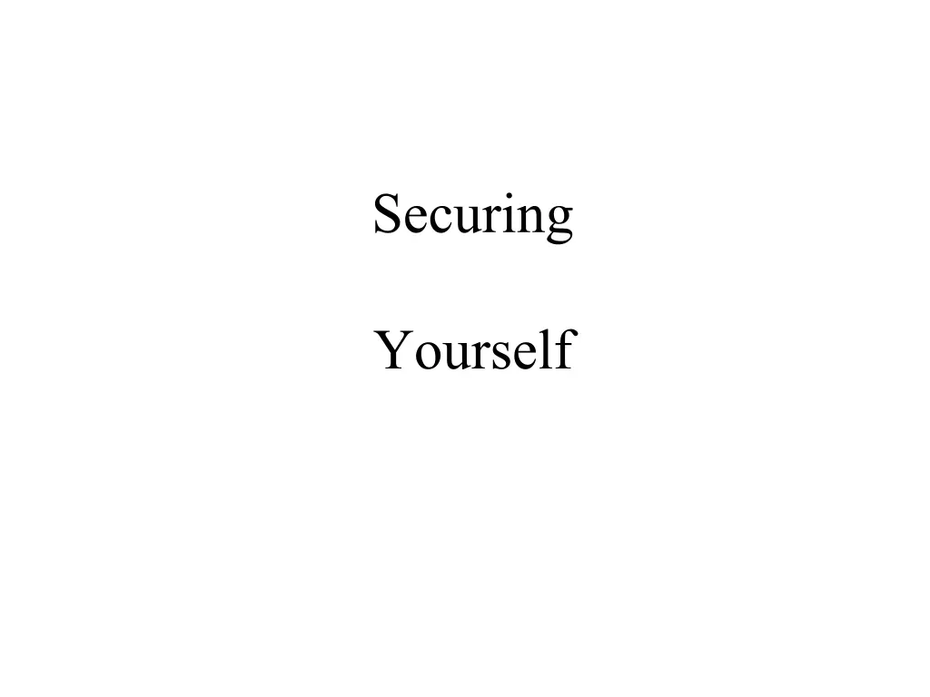 securing 1
