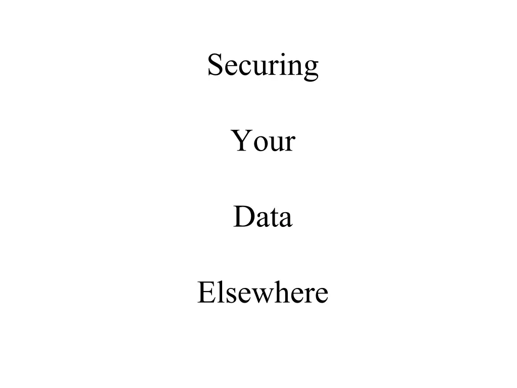securing 2