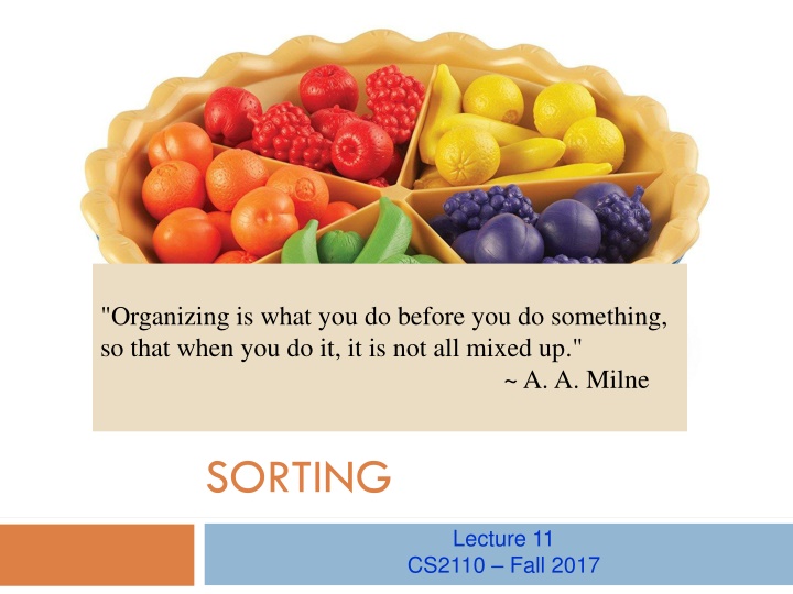organizing is what you do before you do something