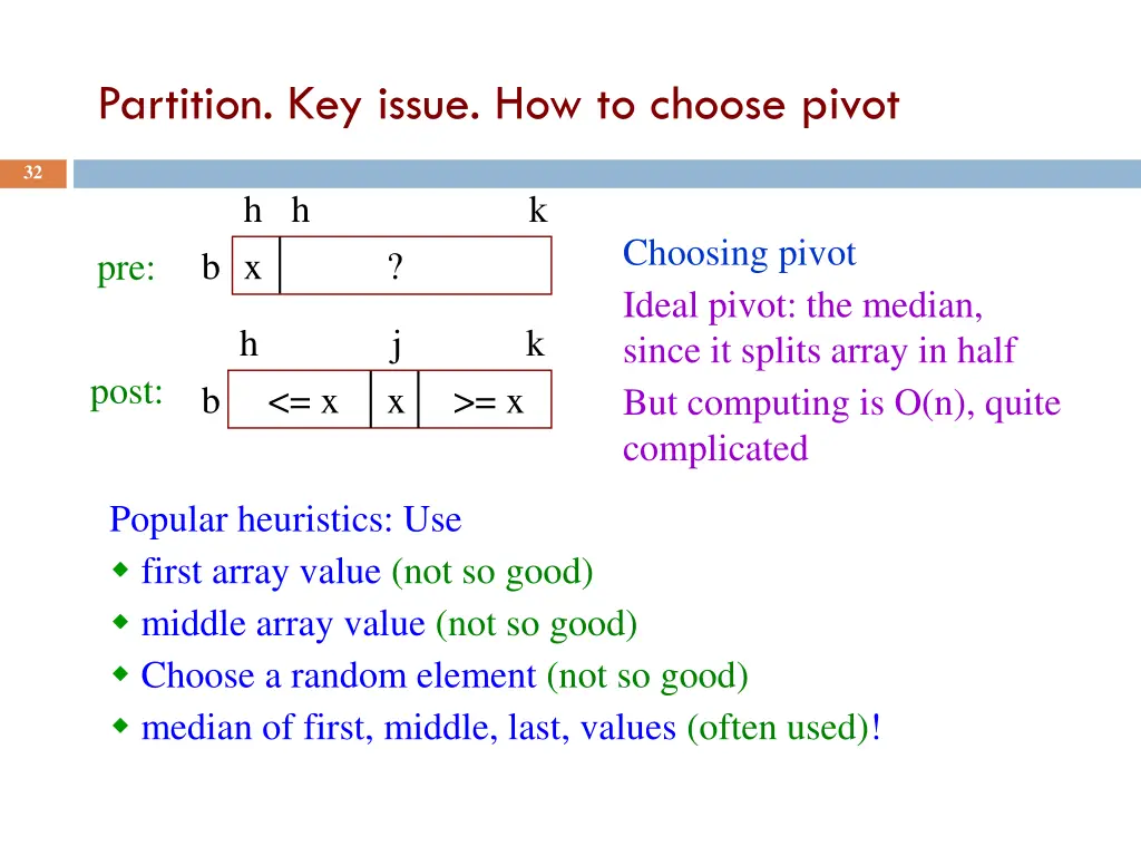 partition key issue how to choose pivot
