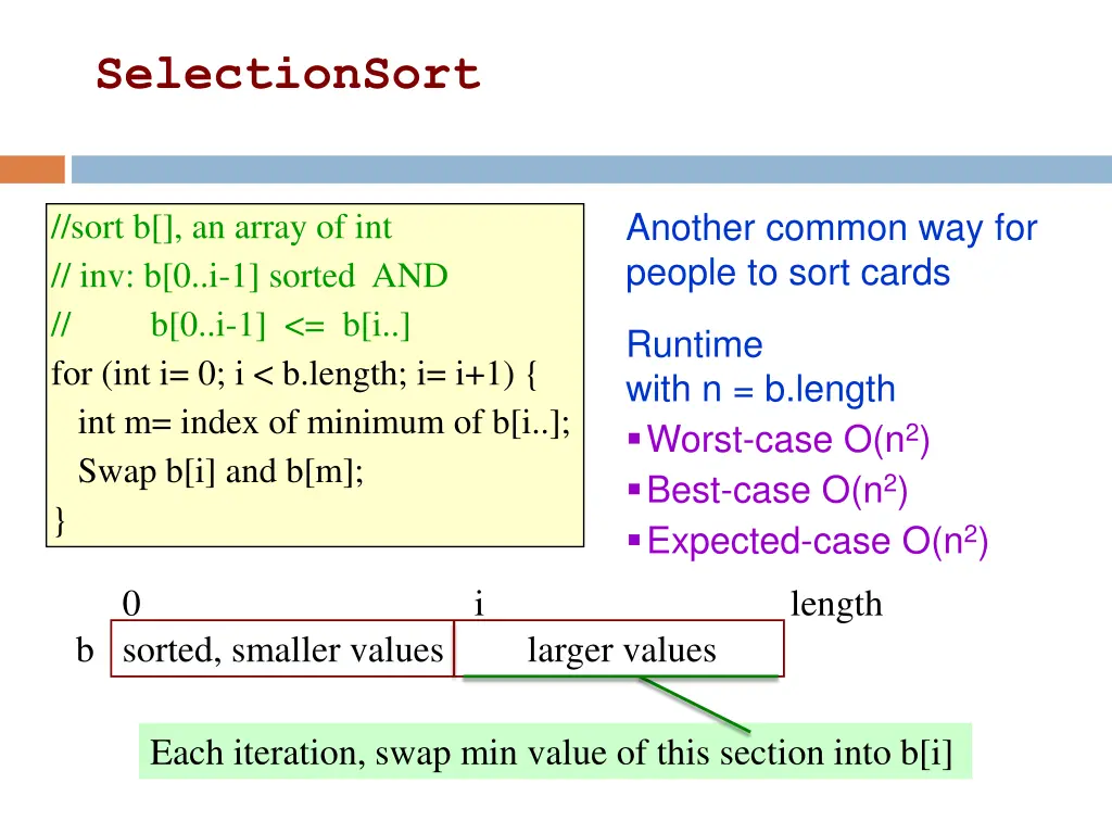 selectionsort 1