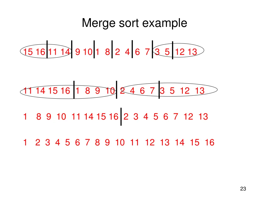 merge sort example
