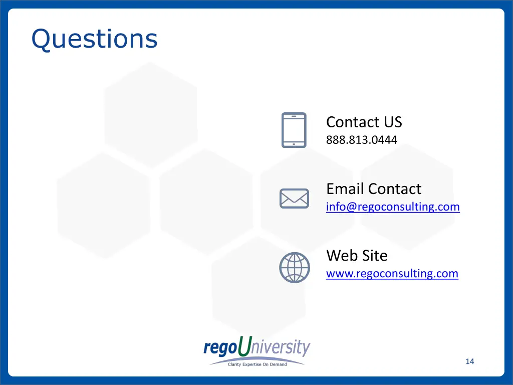 questions