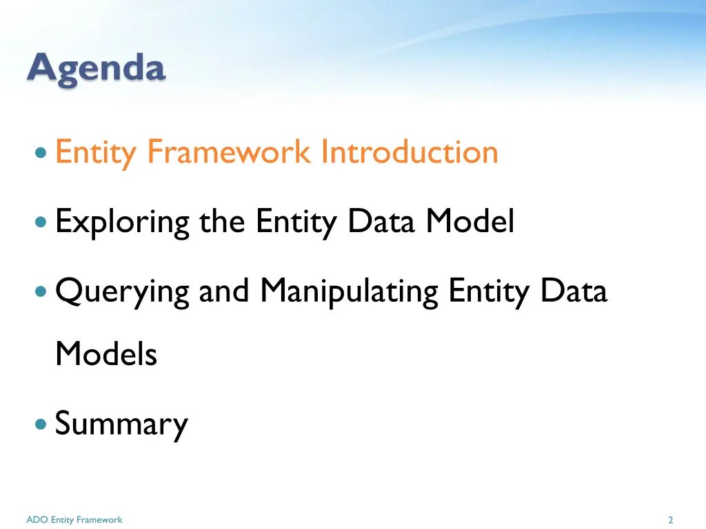 agenda