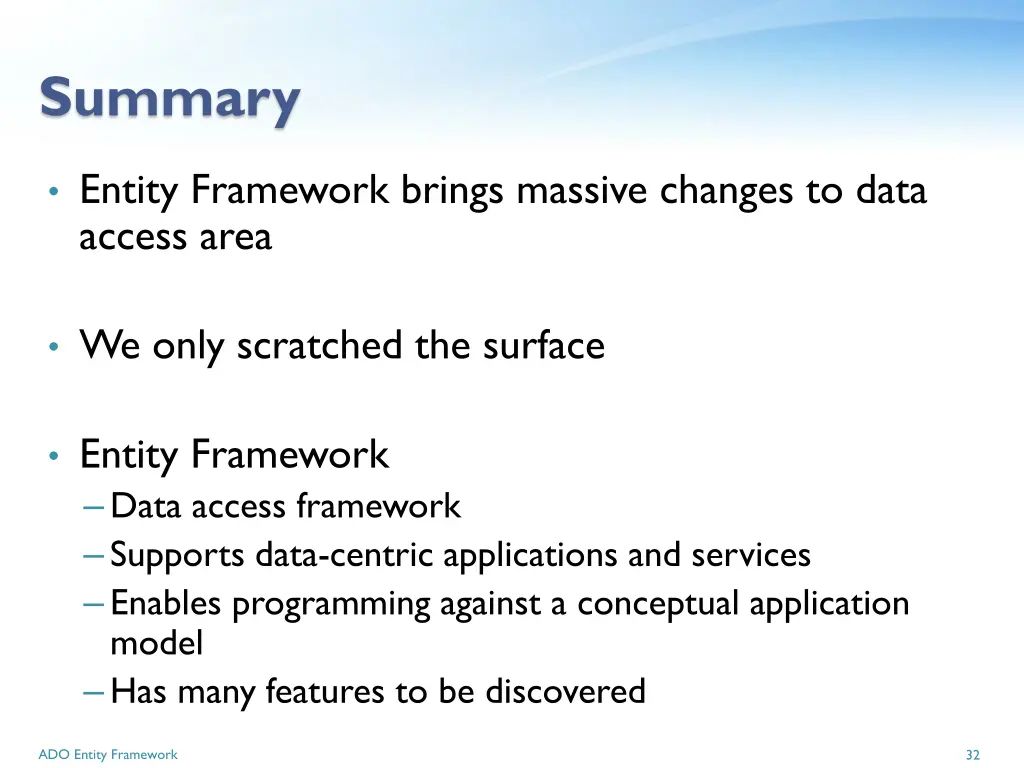 summary