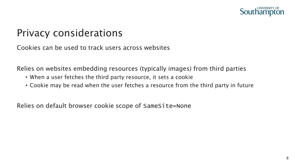 privacy considerations