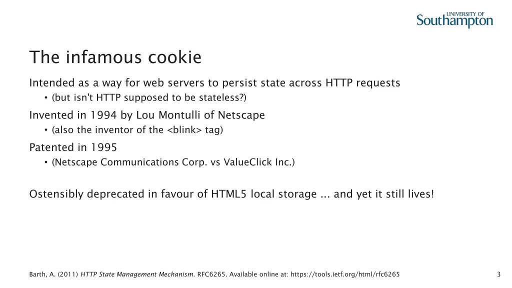 the infamous cookie