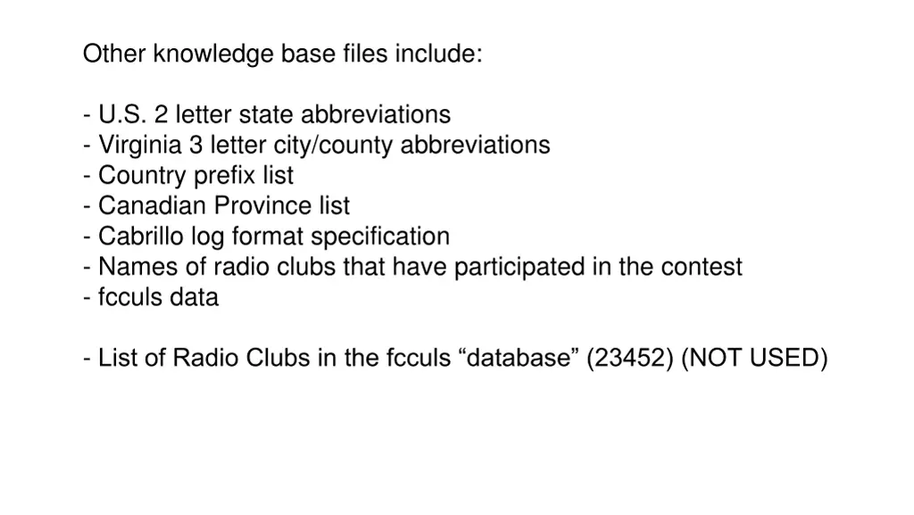 other knowledge base files include