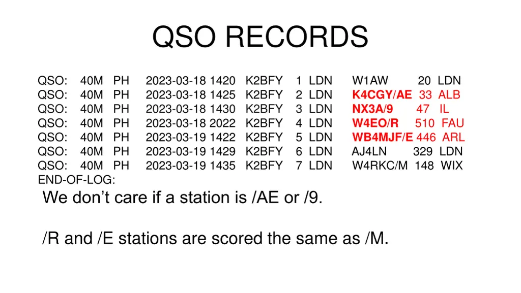 qso records 3
