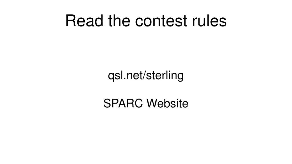 read the contest rules