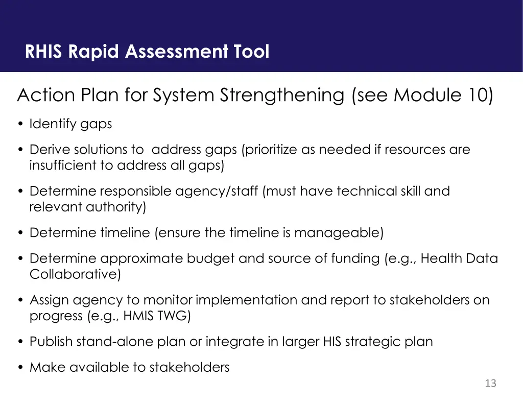 rhis rapid assessment tool 7