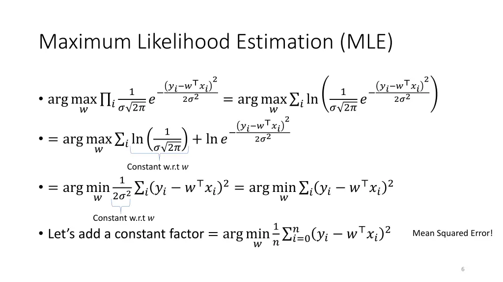 maximum likelihood estimation mle