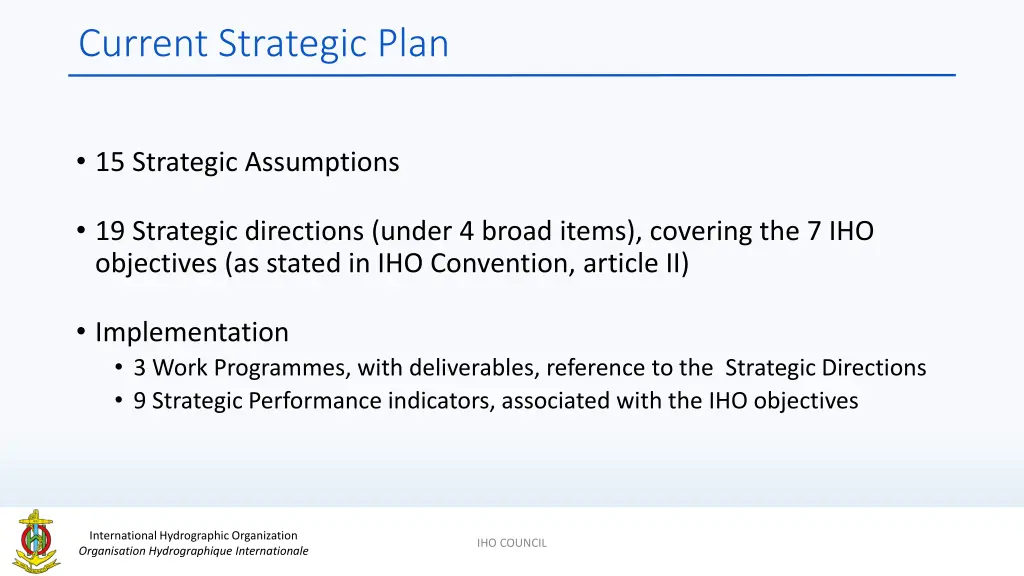 current strategic plan