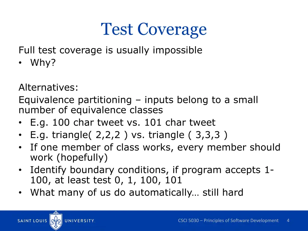 test coverage