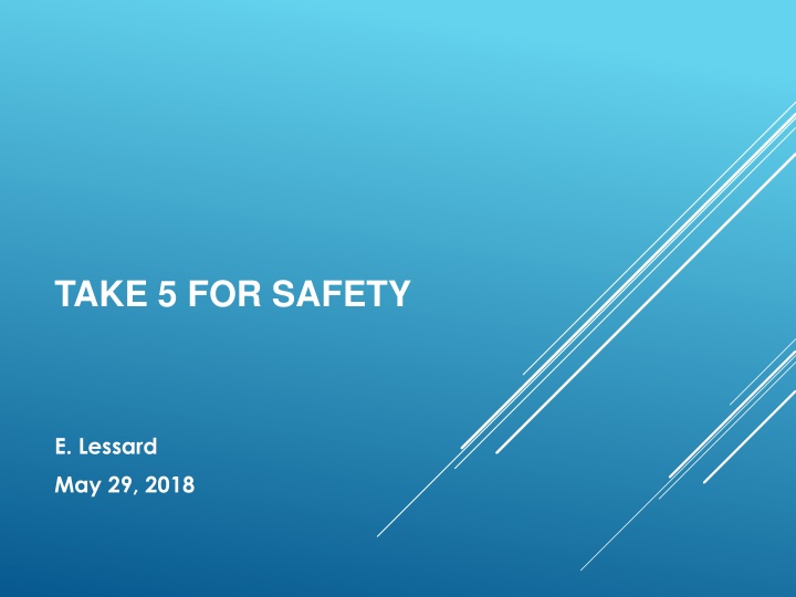 take 5 for safety