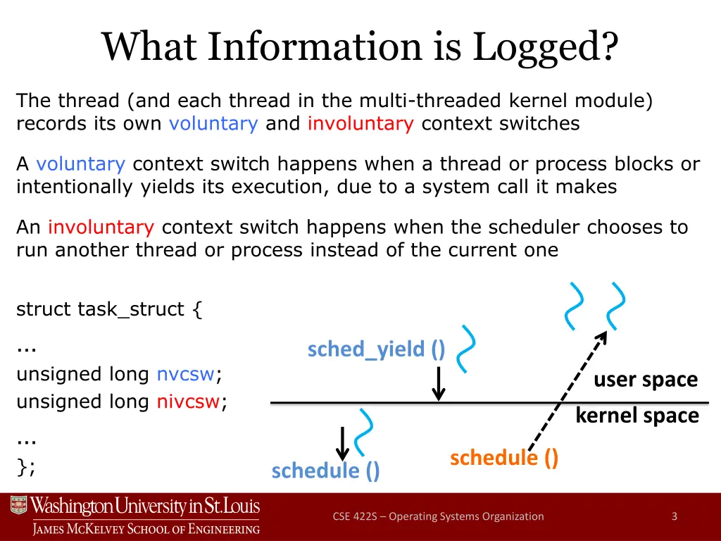 what information is logged