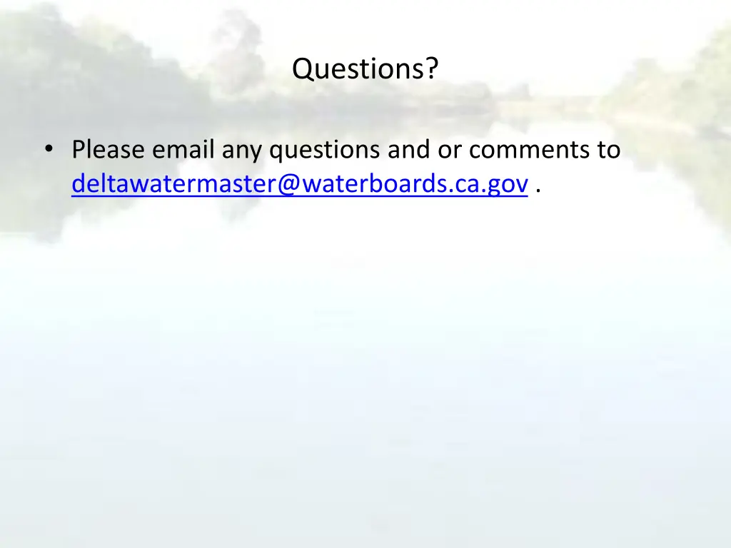 questions
