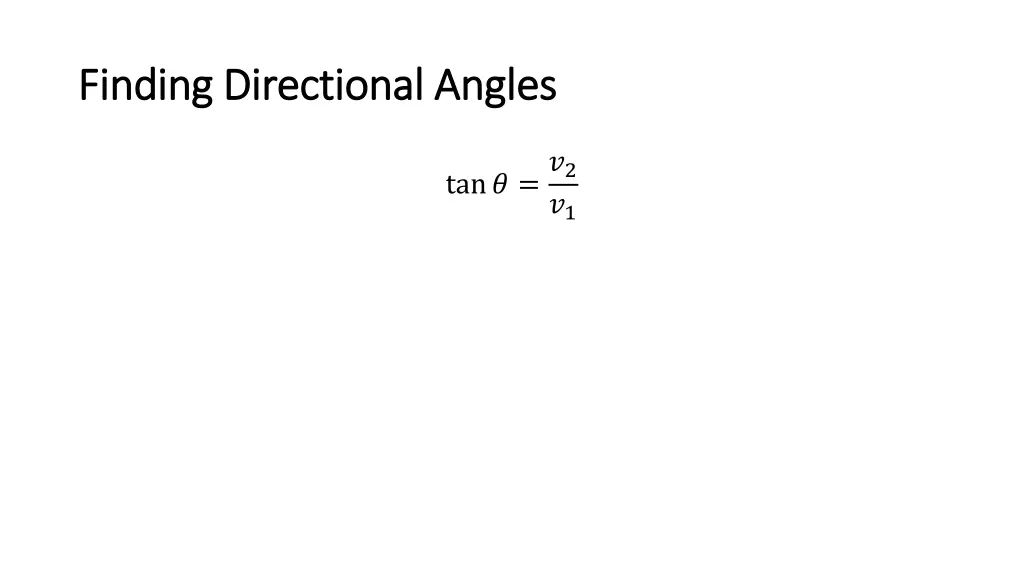 finding directional angles finding directional 2