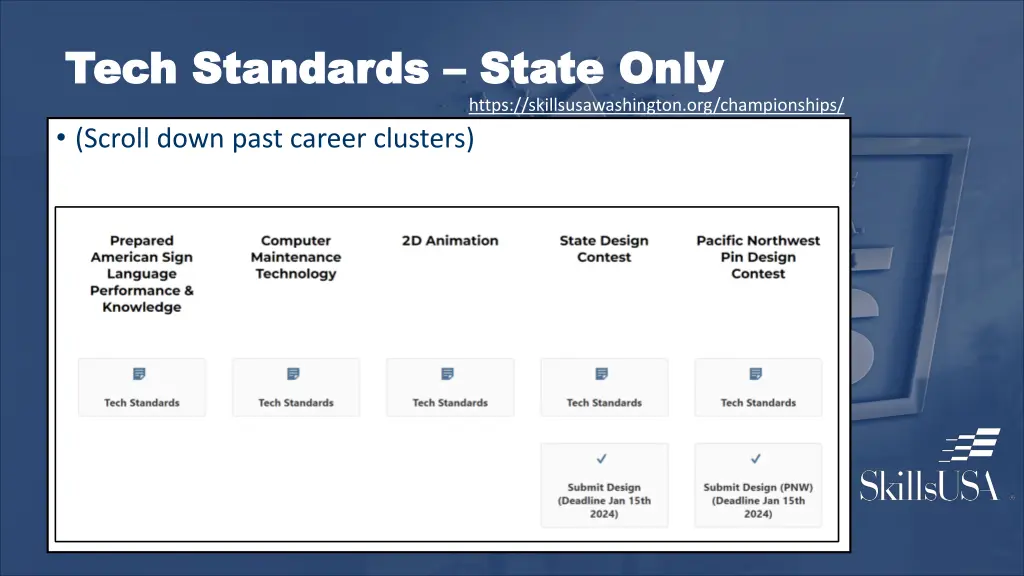 tech standards tech standards state only