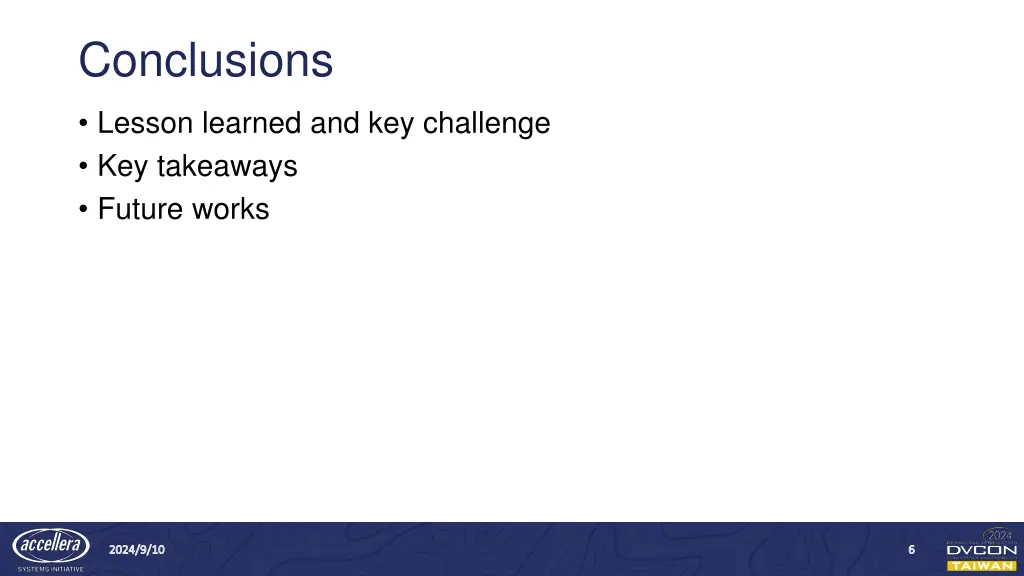conclusions