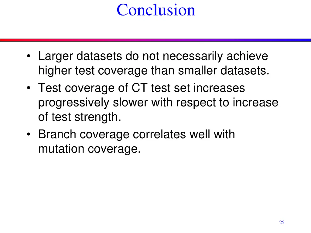 conclusion