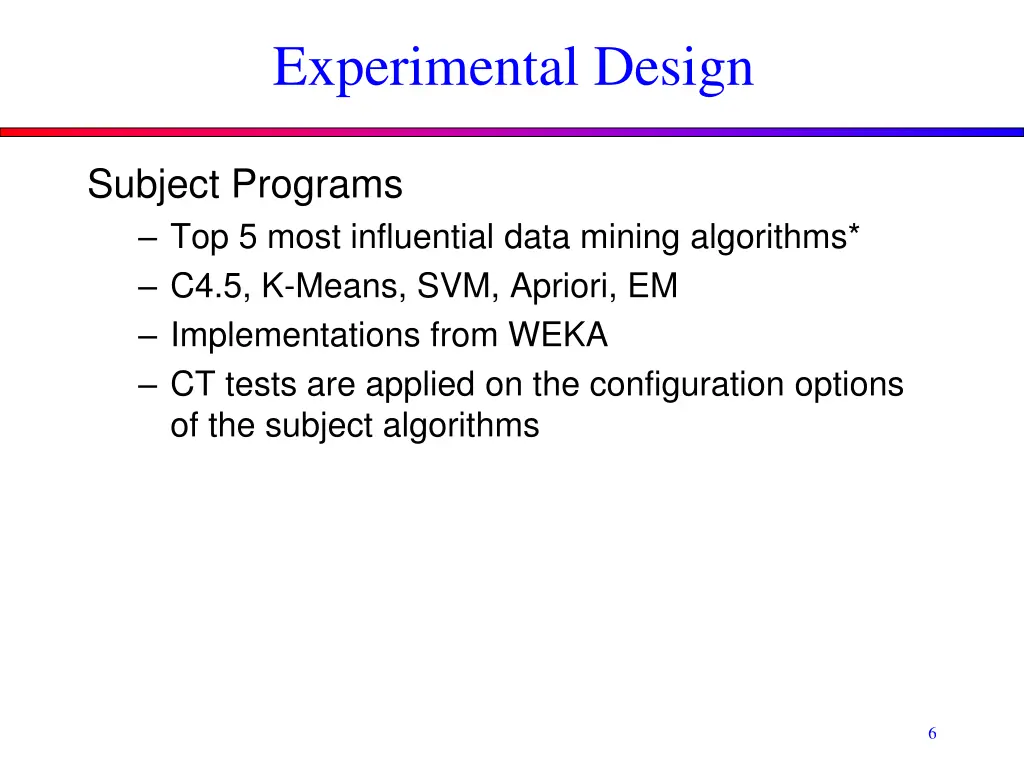 experimental design 1