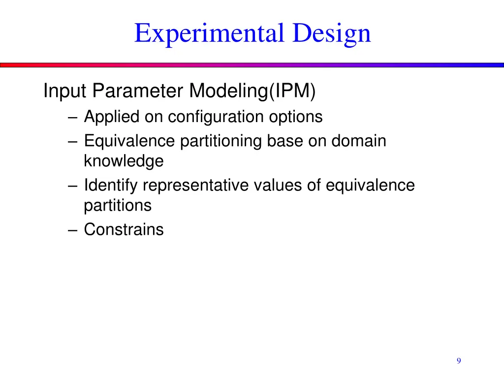experimental design 4