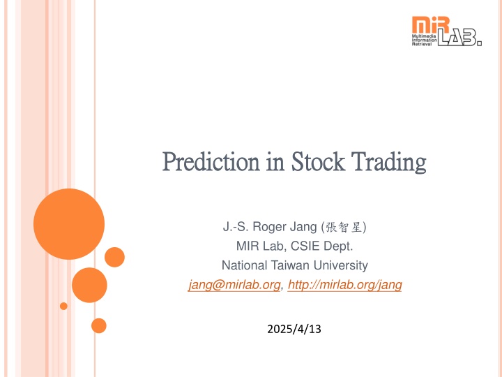 prediction in stock trading prediction in stock